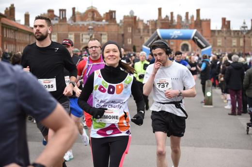 RMCC runner during the Palace Half Marathon 2024