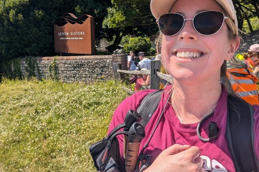 Supporter at the South Downs Trek 2024