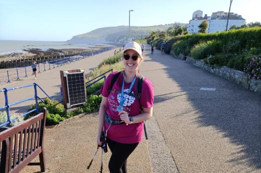 Supporter at the South Downs Trek 2024