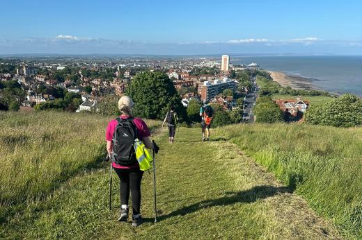 Walkers at the South Downs Trek 2024