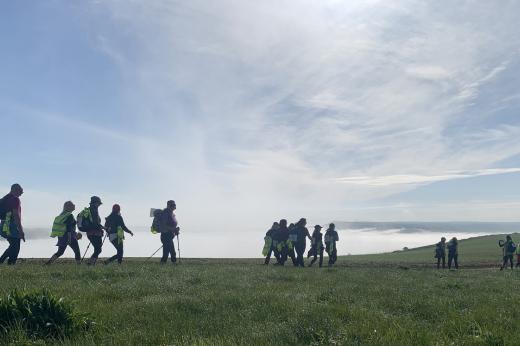 Supporters at the South Downs Trek 2024