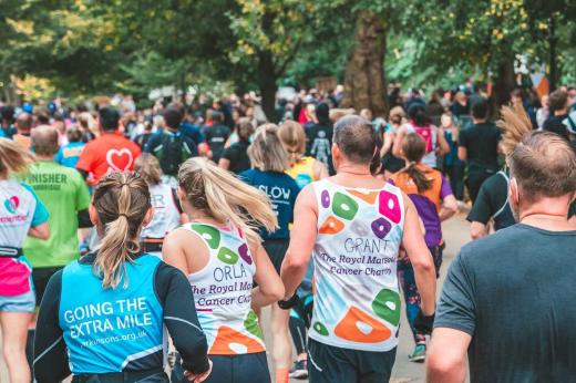 Royal Marsden runner at Royal Parks