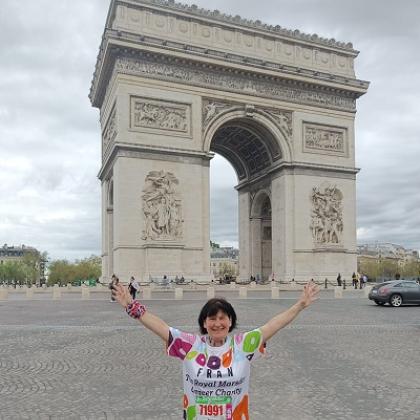 RMCC runner smiling in Paris