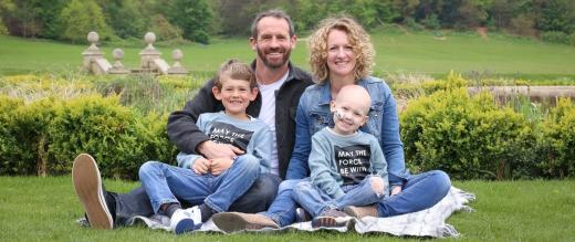 George and family in the park