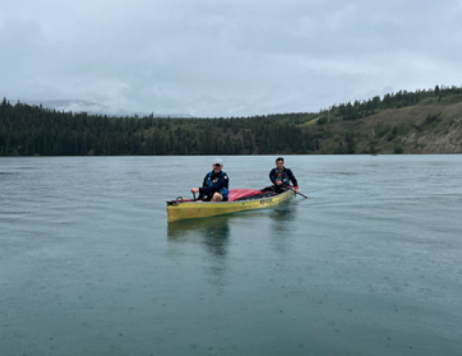 Hector and Charlie on Yukon River